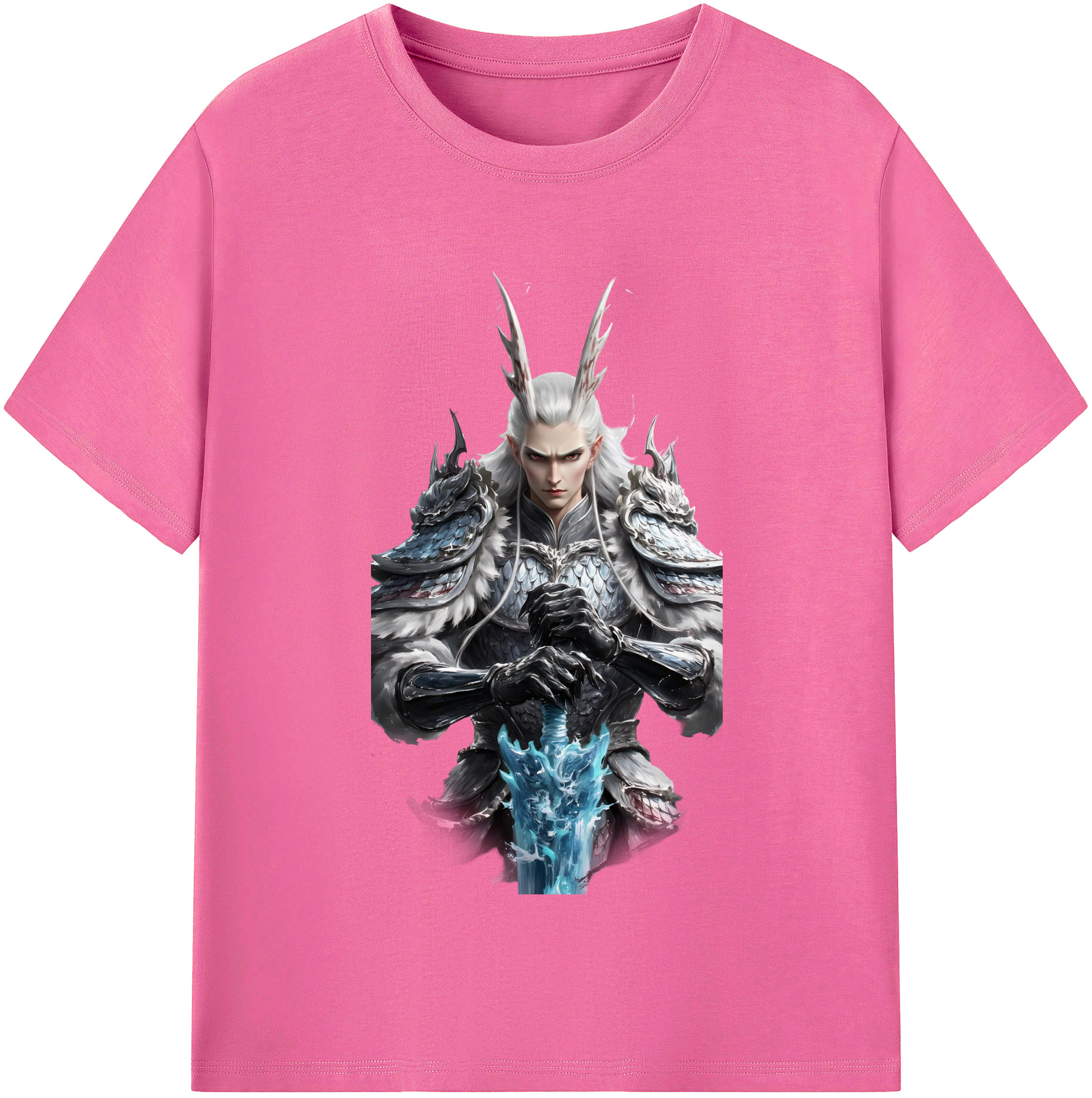 （画像用） Ne Zha 2 ナタ 魔童の大暴れ レディースカジュアルプリントTシャツ（綿100％）